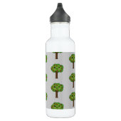 Bouteille D'eau Kawaii Joyeux Pommier À Voie (Droite)