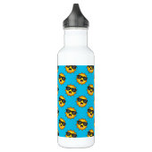 Bouteille D'eau Kawaii Joyeux soleil avec lunettes de soleil (Gauche)