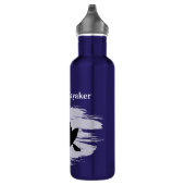 Bouteille D'eau Kayaking - silhouette of kayaker - Personalize (Droite)