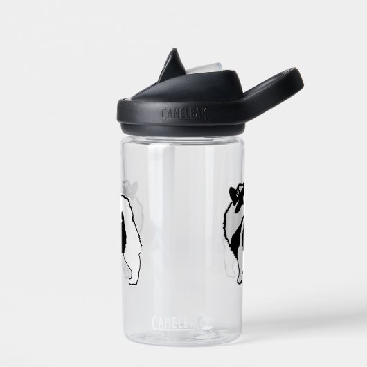 Bouteille D'eau Keeshond Graphics - Cute Original Chig Art (Gauche)