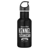 Bouteille D'eau Kennel Technician Job Title Cadeau (Devant)