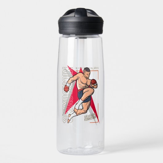 Bouteille D'eau Kickboxing | (Avant)