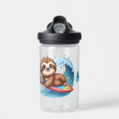 Bouteille D'eau Kid Personalize Sloth Surfer  (Avant)