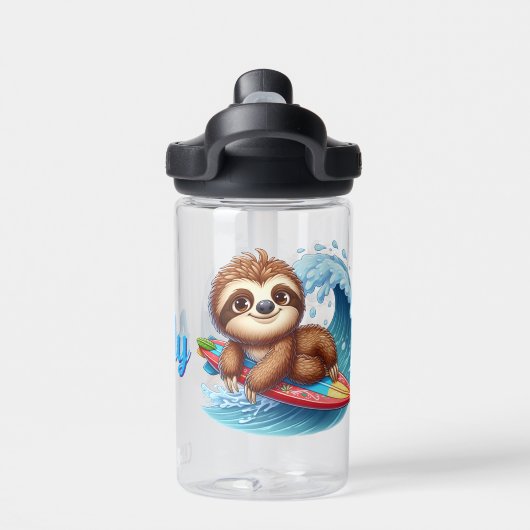 Bouteille D'eau Kid Personalize Sloth Surfer  (Salle de sport)