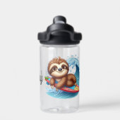 Bouteille D'eau Kid Personnaliser Sloth Surfer (Salle de sport)