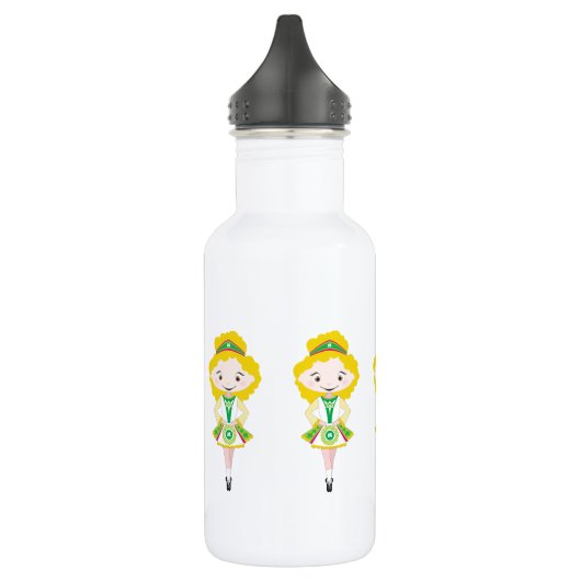 Bouteille D'eau KIDLETS Irish dancer danser troupe cheveux blonds (Gauche)