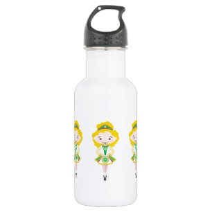 Bouteille D'eau KIDLETS Irish dancer danser troupe cheveux blonds