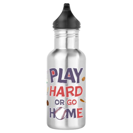 Bouteille D'eau Kids Baseball Water Bottle – Personalized (Droite)