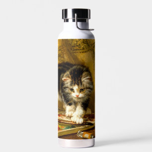 Bouteille D'eau Kitten avec peinture et brosses