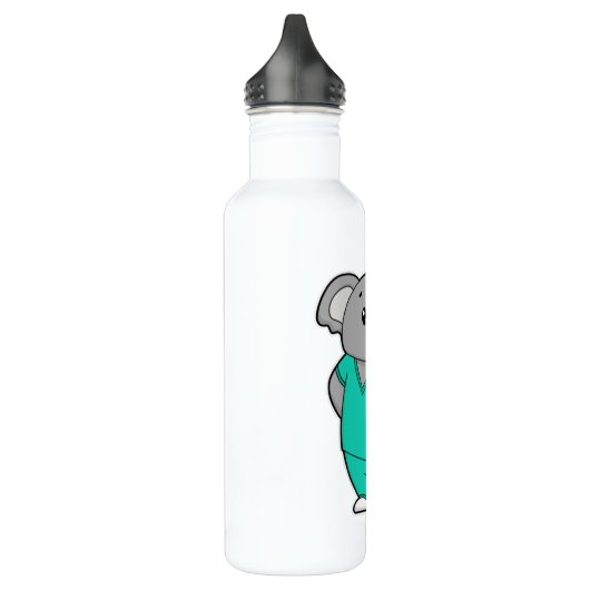 Bouteille D'eau Koala comme infirmière avec Bloc-notes (Gauche)