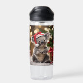 Bouteille D'eau "Koala Kris Kringle : Noël en dessous" (Arrière)