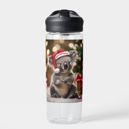 Bouteille D'eau "Koala Kris Kringle : Noël en dessous" (Extérieur)