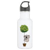 Bouteille D'eau Koala mignon sur l'arbre (Devant)