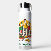 Bouteille D'eau Korean Pop Culture Chest Print (Salle de sport)