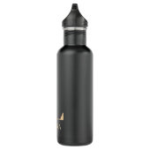 Bouteille D'eau L Monogramme Floral Personnalisé (Droite)