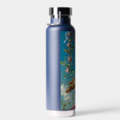 Bouteille D'eau La colombe et les fleurs (Plage)