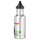 Bouteille D'eau La Connaissance Est Le Pouvoir ! (Droite)