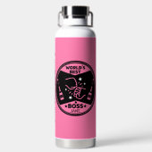 Bouteille D'eau La femme la plus grande patronne du monde (Plage)