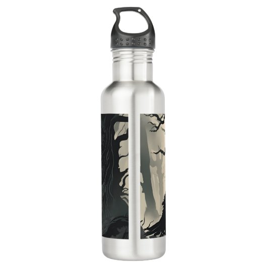 Bouteille D'eau La forêt de Cryptid (Dos)
