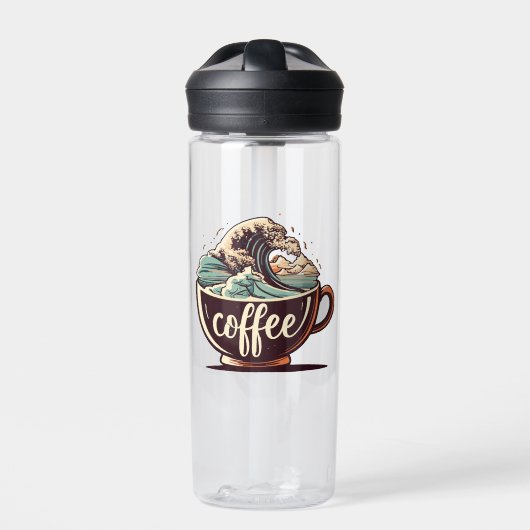 Bouteille D'eau La Grande Vague De Café (Extérieur)
