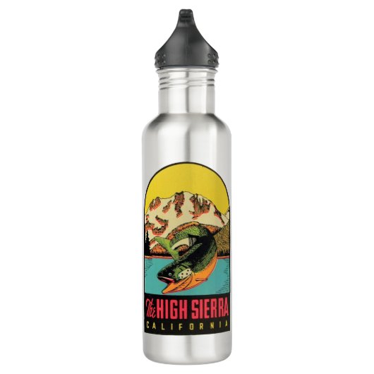 Bouteille D'eau La Haute Sierra, Californie (Droite)
