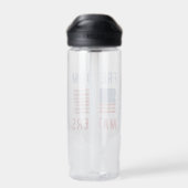 Bouteille D'eau La liberté est importante (Arrière)