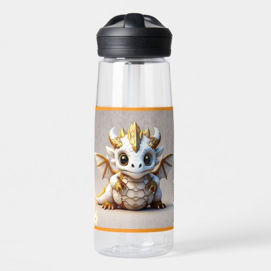 Bouteille D'eau "La lueur du dragon" (Avant)