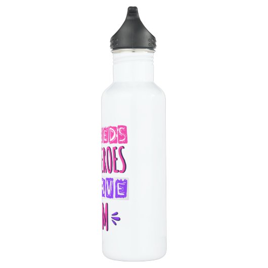 Bouteille D'eau La mère de Who needs superhéroes (Droite)