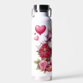 Bouteille D'eau La mignonne Saint Valentin licorne (Avant)
