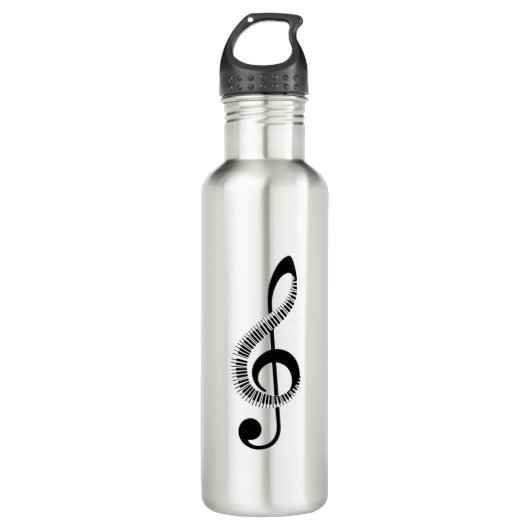 Bouteille D'eau La musique est ma vie (Devant)