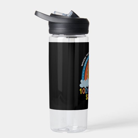 Bouteille D'eau Là où l'aventure commence 100e Jours plus intellig (Droite)