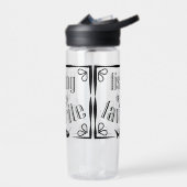 Bouteille D'eau La pêche est ma citation préférée (Gauche)