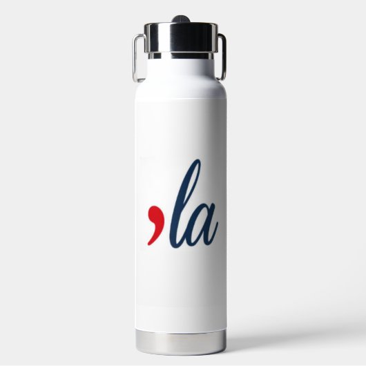 Bouteille D'eau LA pour Kamala Harris. BLANCHE (Salle de sport)