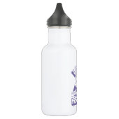 Bouteille D'eau La puissance étoilée des filles hexagonales (Gauche)