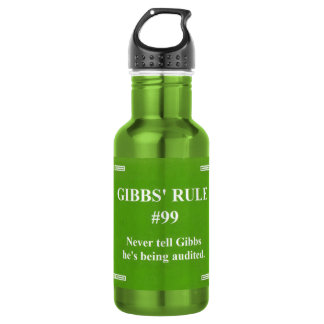 Bouteille D'eau La règle 99 de Gibbs