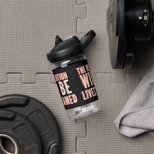 Bouteille D'eau La révolution sera livestreamed (Salle de sport)