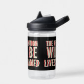 Bouteille D'eau La révolution sera livestreamed (Gauche)