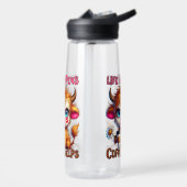 Bouteille D'eau La vie arrive, le café aide (Gauche)