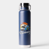 Bouteille D'eau La vie de rêve de Campervan | (Arrière)