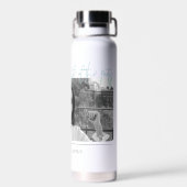 Bouteille D'eau La vie du Parti - Le Lotus Blanc (Arrière)