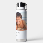 Bouteille D'eau La vie est meilleure avec vos enfants Photo (Arrière)