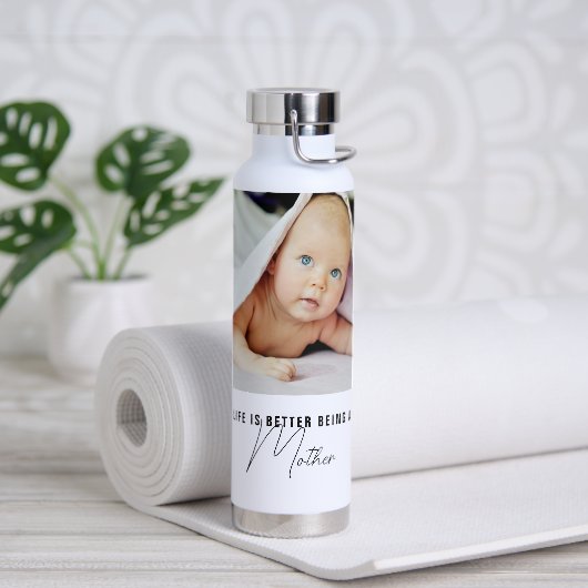 Bouteille D'eau La Vie Vaut Mieux Être Une Mère Photo (Yoga)
