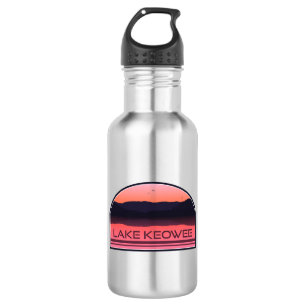Bouteille D'eau Lac Keowee Caroline du Sud Red Sunrise