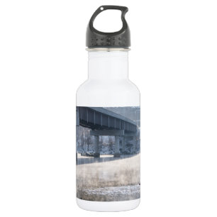 Bouteille D'eau Lac Taneycomo Foggy Winter Fishing Stainless Stee