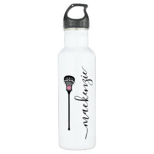 Bouteille D'eau Lacrosse Girls Nom personnalisé Acier inoxydable