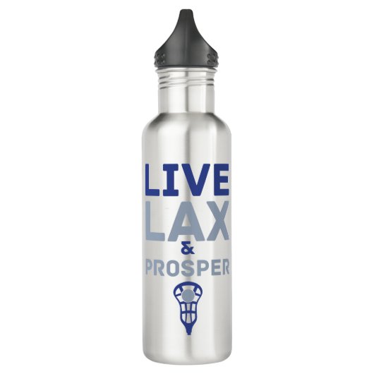 Bouteille D'eau Lacrosse Live LAX et Prosper (Gauche)