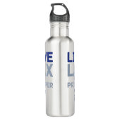 Bouteille D'eau Lacrosse Live LAX et Prosper (Dos)