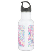 Bouteille D'eau Lacrosse Player Tie Dye Name Personnalisé (Dos)