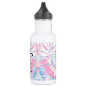Bouteille D'eau Lacrosse Player Tie Dye Name Personnalisé (Droite)