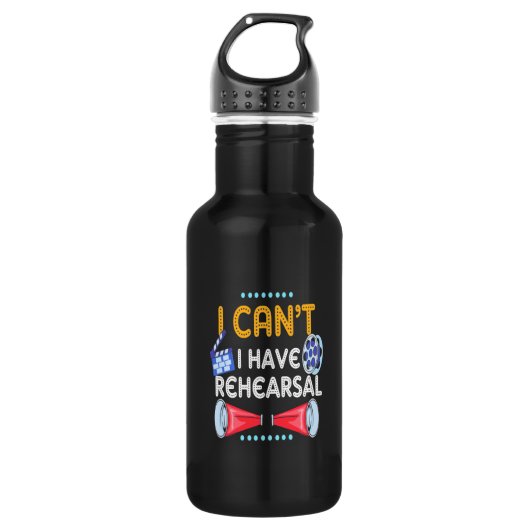 Bouteille D'eau L'Acteur Ne Peut Pas Avoir De Répétition (Devant)